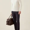 353 9db73ed612 luca faloni cashmere roll neck made in italy ivory 1575 full