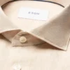 beige solid plain weave linen shirt 2025 04 22T073550306Z.webp