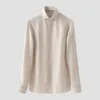 beige solid twill linen shirt 2025 04 08T093551154Z.webp
