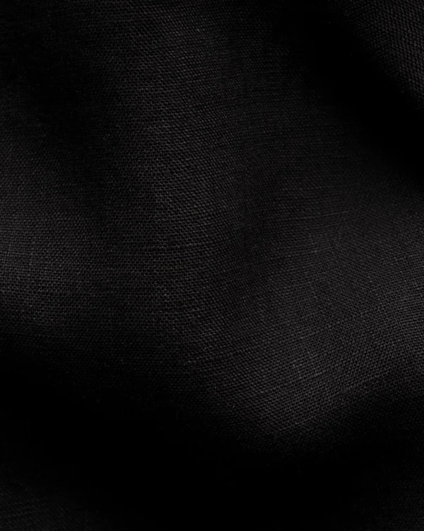 black solid short sleeve linen shirt 2025 04 22T082049743Z.webp
