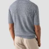 dark blue cotton linen fine knit polo shirt 2024 12 16T14255018Z.webp