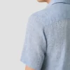 light blue solid short sleeve linen shirt 2025 05 23T123550707Z.webp