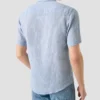 light blue solid short sleeve linen shirt 2025 05 23T123550787Z.webp