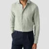 mid green solid twill linen shirt 2024 12 16T144549522Z.webp